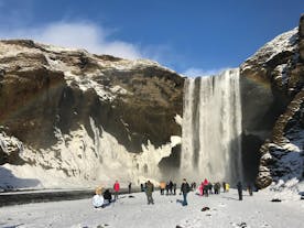 冰岛冬季南岸2日中文导游旅行团｜冰河湖、钻石冰沙滩、黑沙滩及南岸著名瀑布等