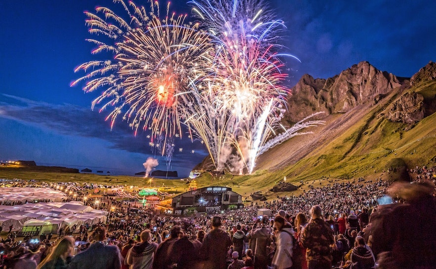 Thjodhatid is the biggest festival in Iceland