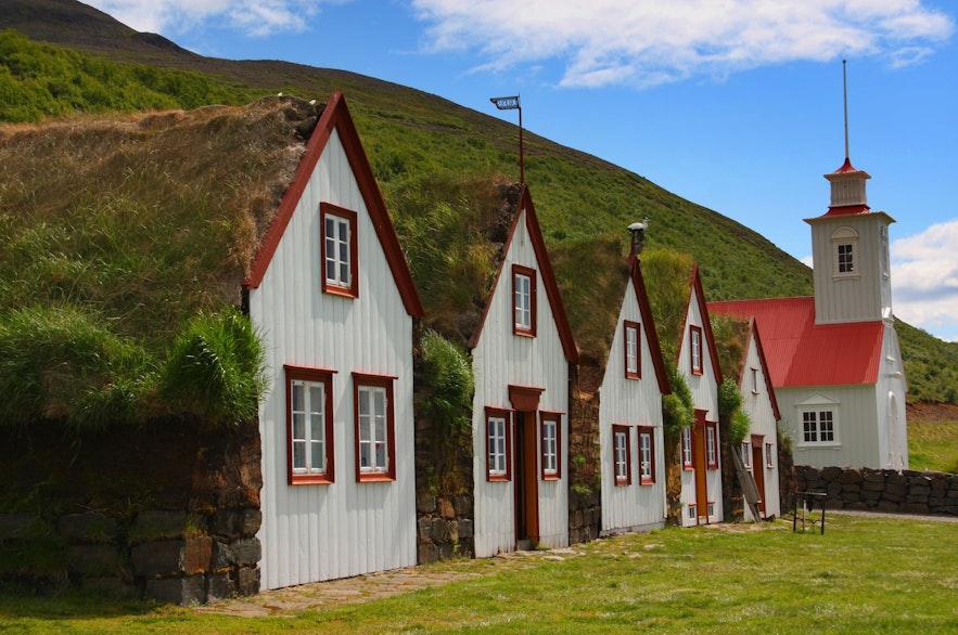 Turf homes were the main building forms of Icelanders until the early 20th century