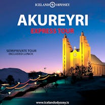 Join a semi-private 15-hour Akureyri express tour from Reykjavik to enjoy best sites in and around the town.