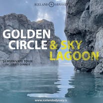 Join a semi-private and all-inclusive day tour of the Golden Circle sightseeing route and Sky Lagoon spa.