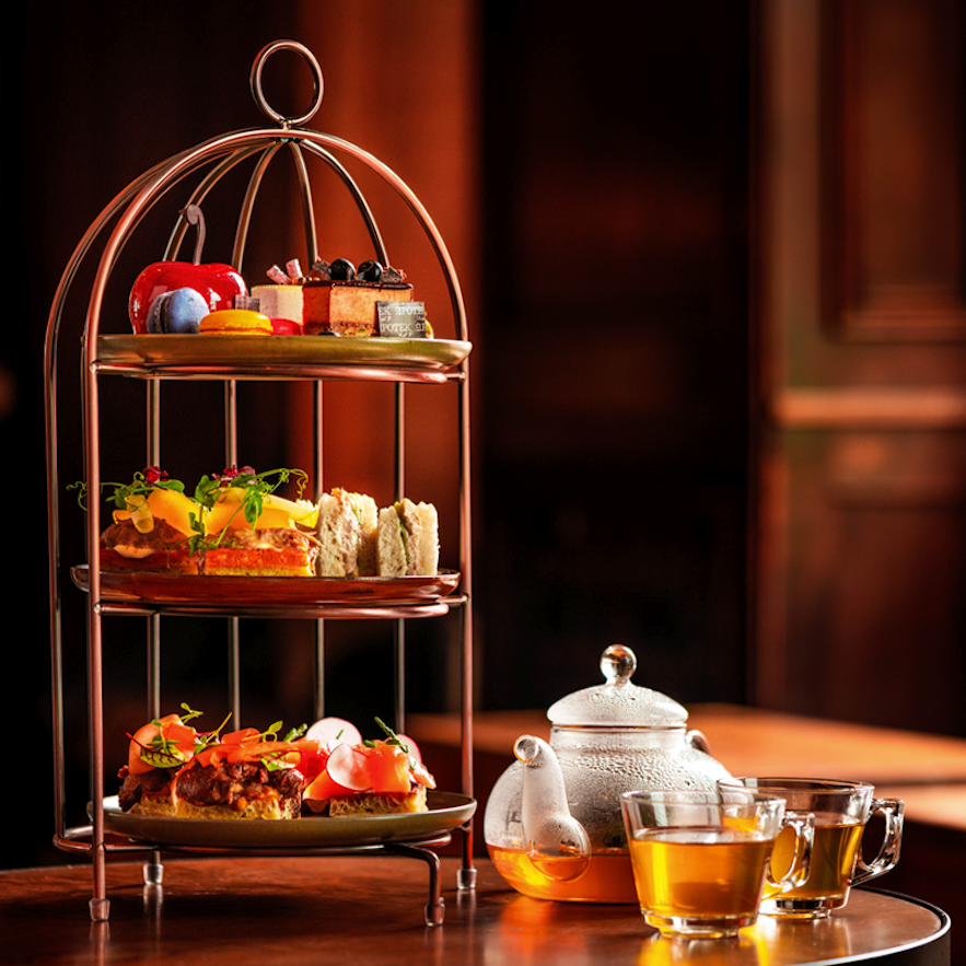 Try the delicious afternoon tea at Apotek restaurant in Reykjavik