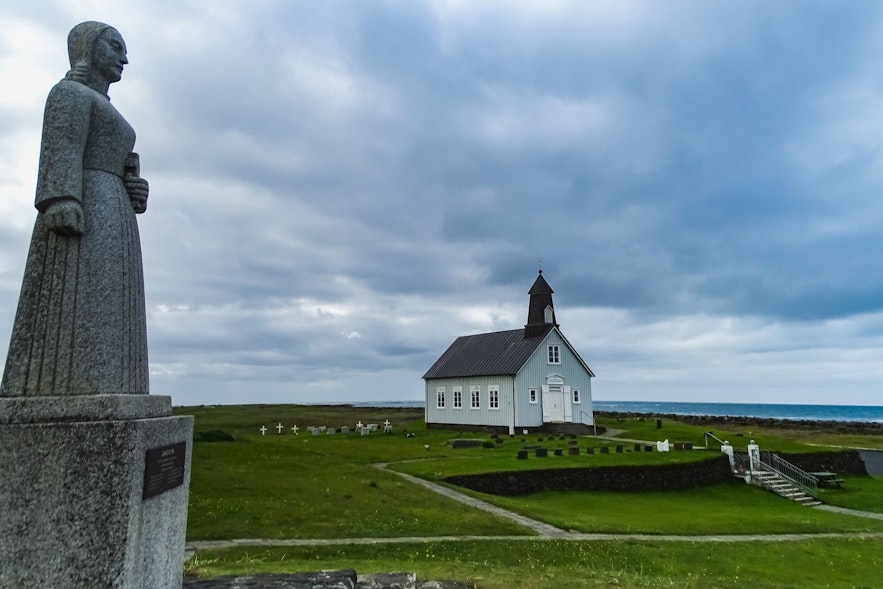 Strandakirkja教堂是冰岛南部一座风景如画的教堂。