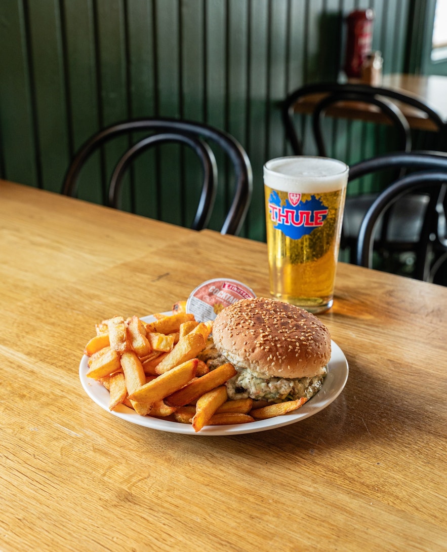The forget-me-not is one of Reykjavik's most iconic burgers.