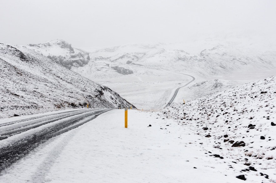 You may encounter snowfall when traveling to Iceland in October.
