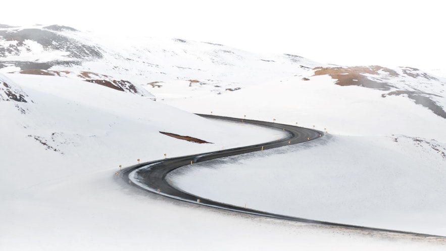 Winding roads can be icy and snowy during March
