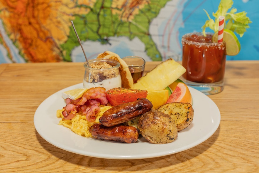 The brunch platters of the Laundromat Café won't leave you hungry!