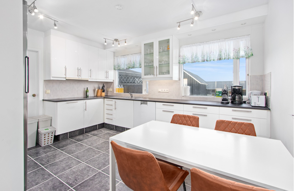 The Arctic Exclusive Ranch has bright, airy kitchens.