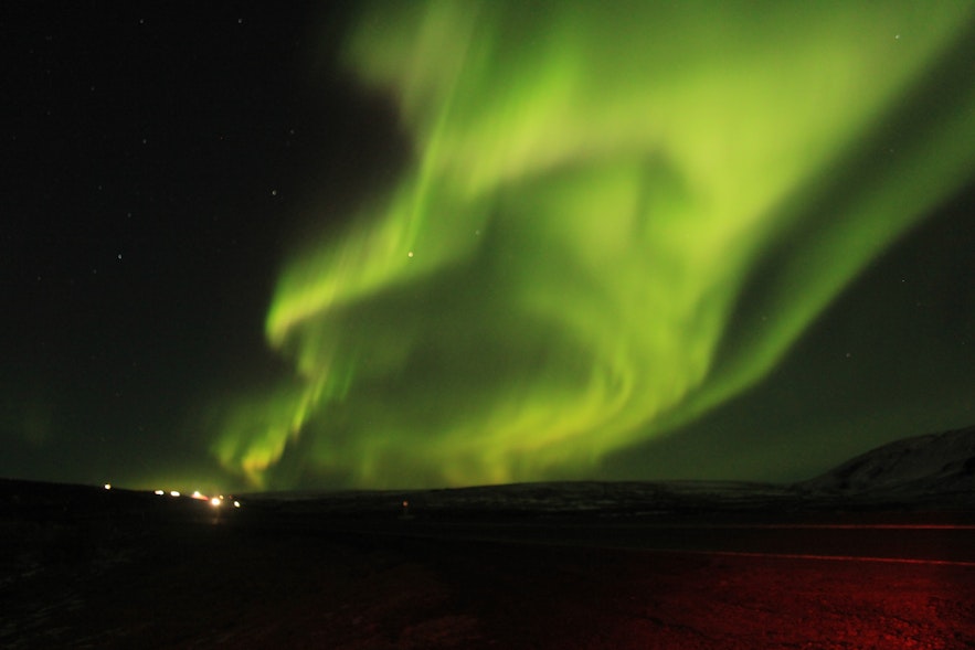 Aurora Borealis ( northern lights ) season in Iceland 