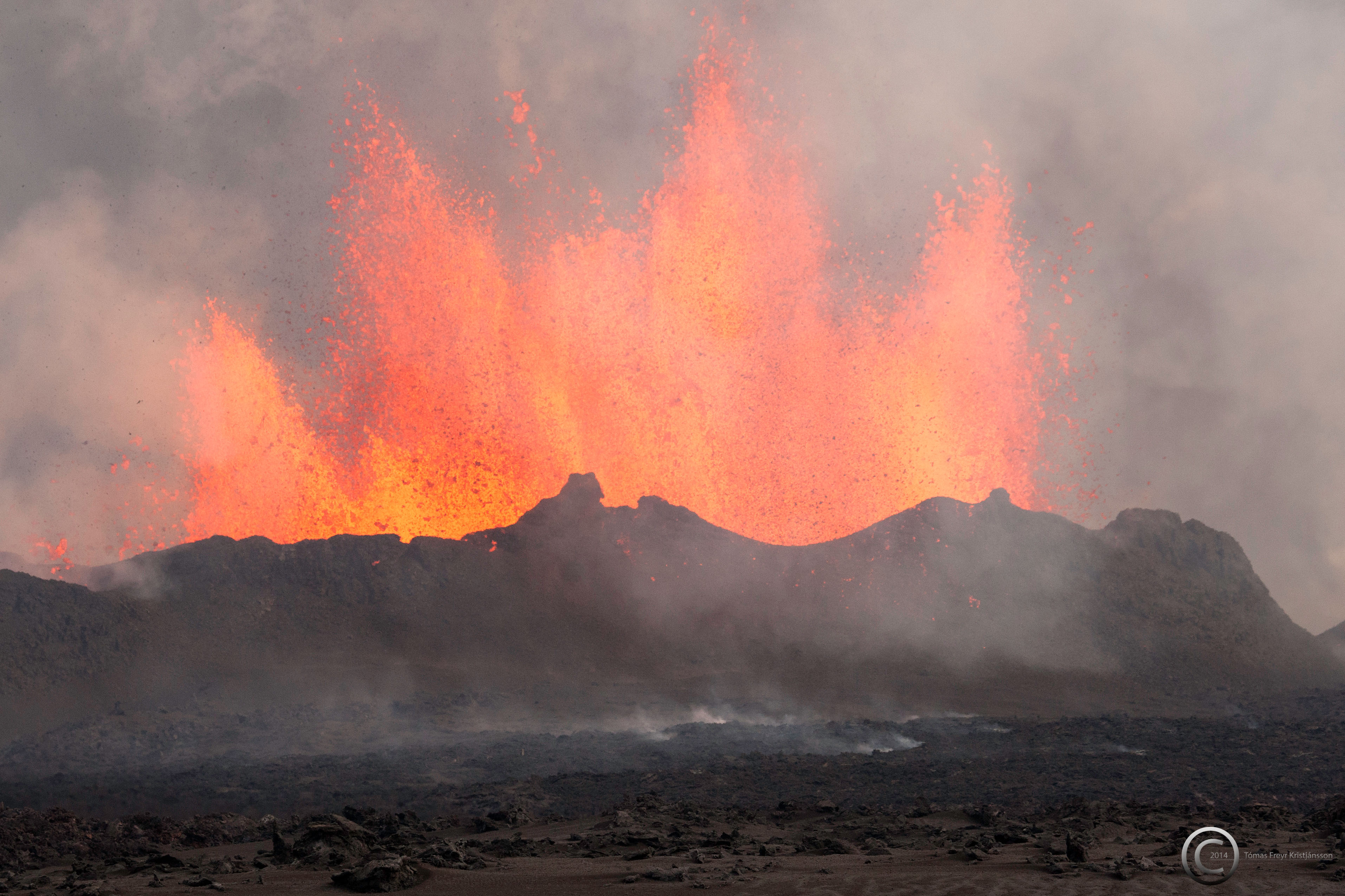  Volcanic  eruption at Holuhraun Guide to Iceland