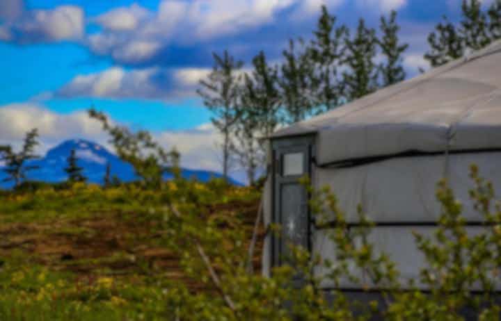 Glamping is a unique and convenient way to experience the nature in Iceland