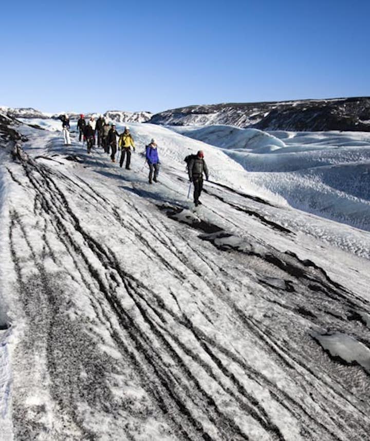 冰岛冰川徒步