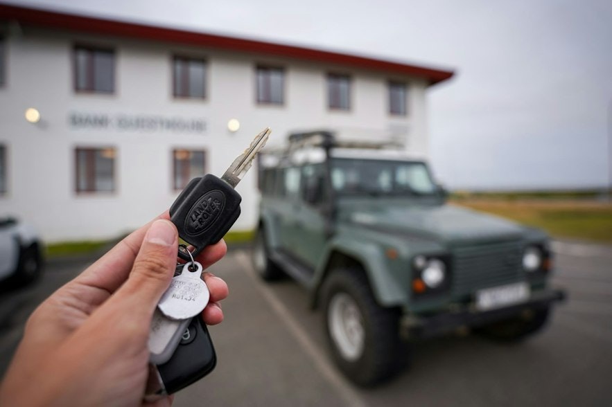 It's easy to pick up your rental car after your flight to Keflavik airport