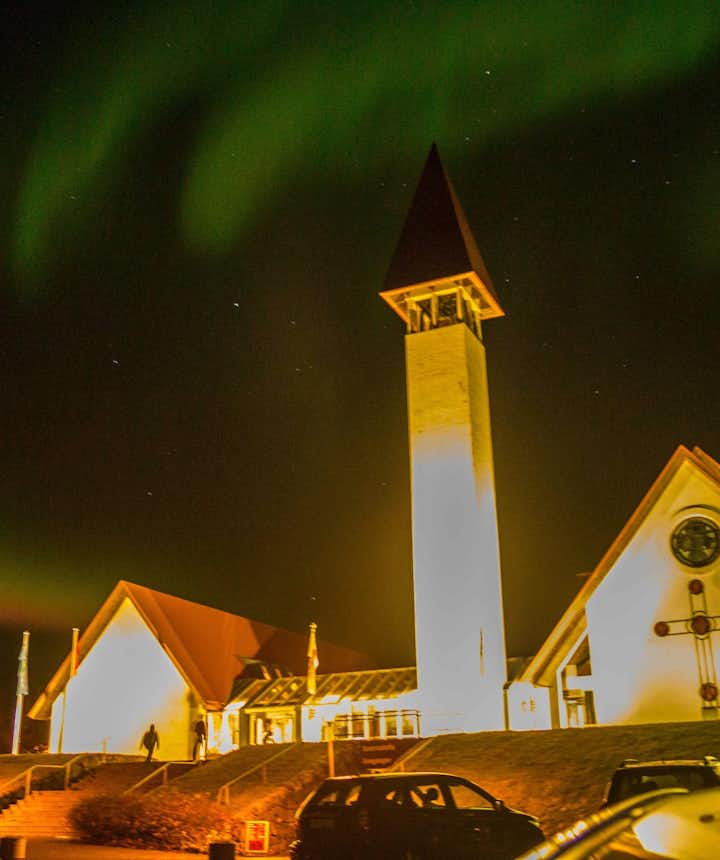 Evening with Northern Lights in Reykholt
