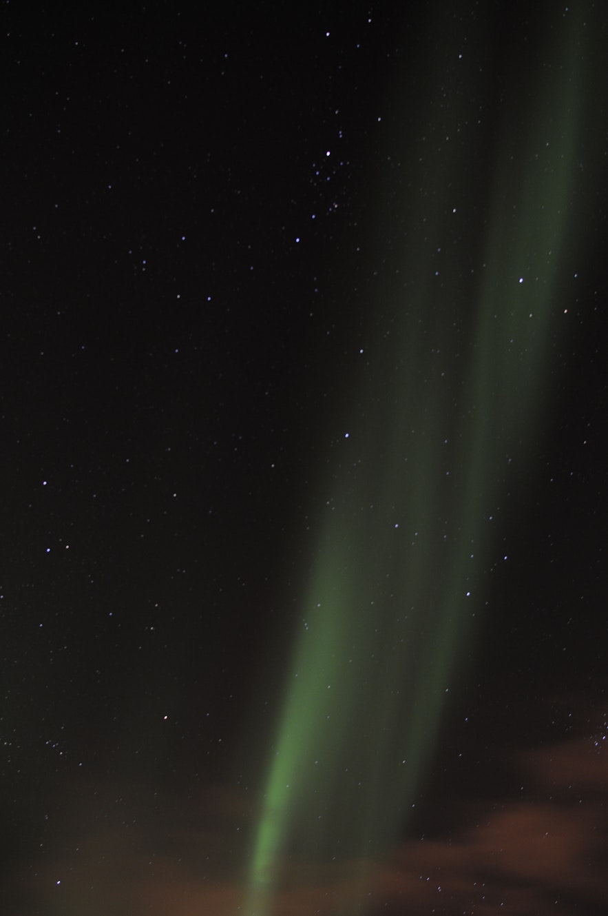Aurora Flickering over Ersfjordboten