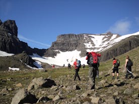 Scenic 11 Hour Hiking Tour of Mt Dyrfjoll with Transfer from Egilsstadir