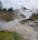 Steam rises from the ground at the Hveragerdi Geothermal Park in Iceland.