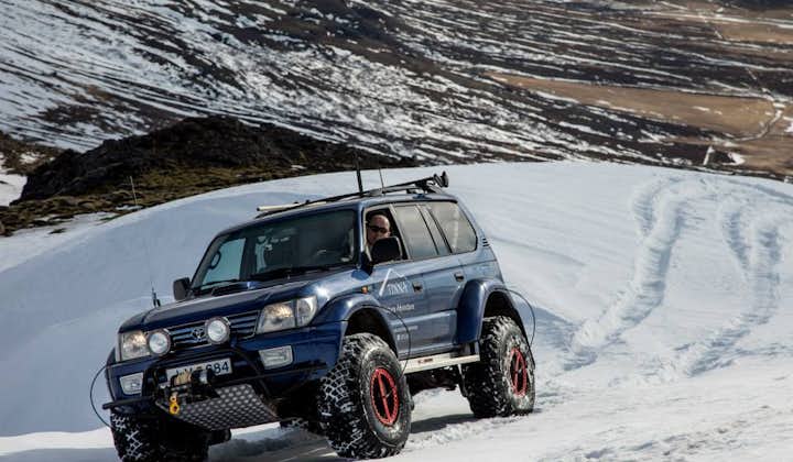 A Super Jeep is capable of bringing visitors to Iceland on an authentic winter safari through incredible snow-draped landscapes.