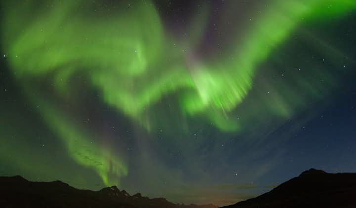 A particularly intense display of the Northern Lights.
