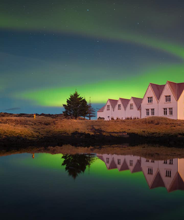 Summer auroras in Iceland!