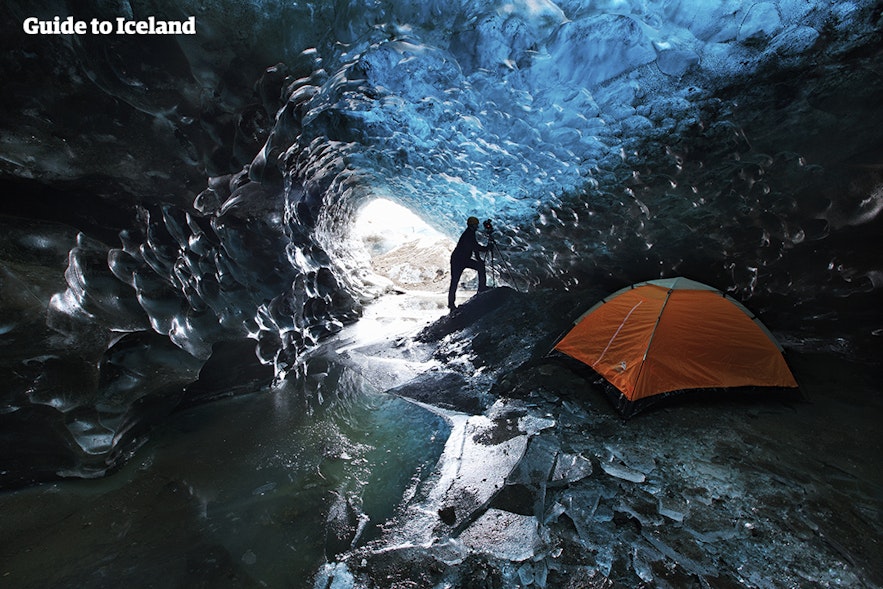 아이슬란드 얼음동굴 내부