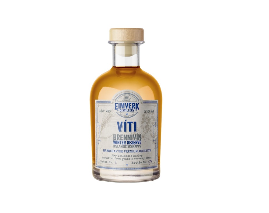 Eimverk distills Víti brennivin along with many other spirits.