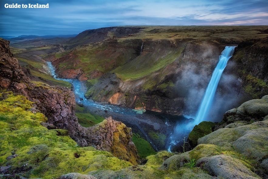 Háifoss waterfall, Iceland's second highest