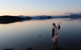 Tranquillité à la pêche en Islande