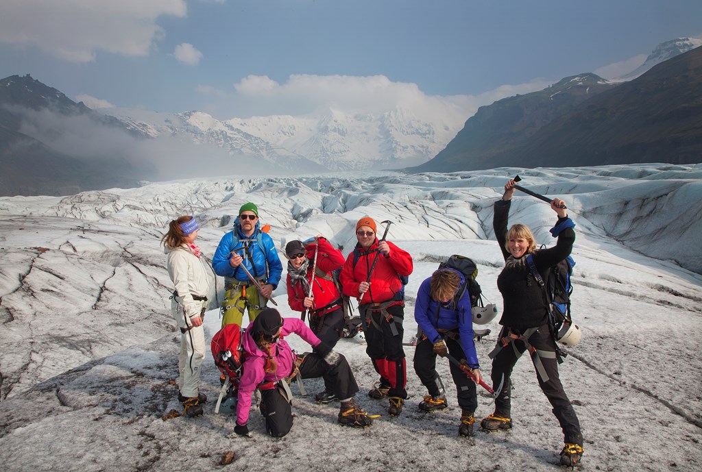 Top-rated Glacier Walk in Skaftafell on Vatnajökull glacier