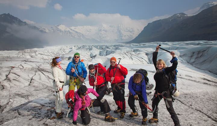Bedst bedømte gletsjervandring i Skaftafell på Vatnajökull gletsjeren
