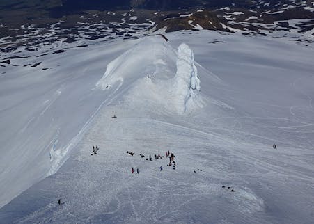 Expedition on Snæfellsjökull Glacier