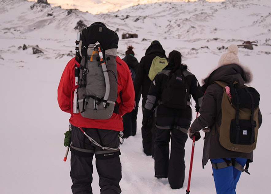 Expedition on Snæfellsjökull Glacier