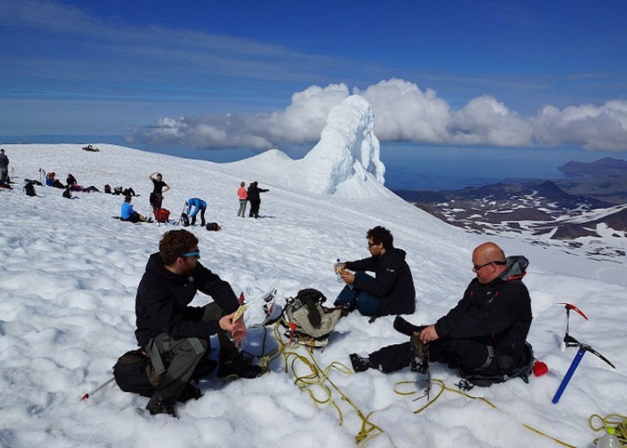 La mini expedición al glaciar de Snæfellsjökull 