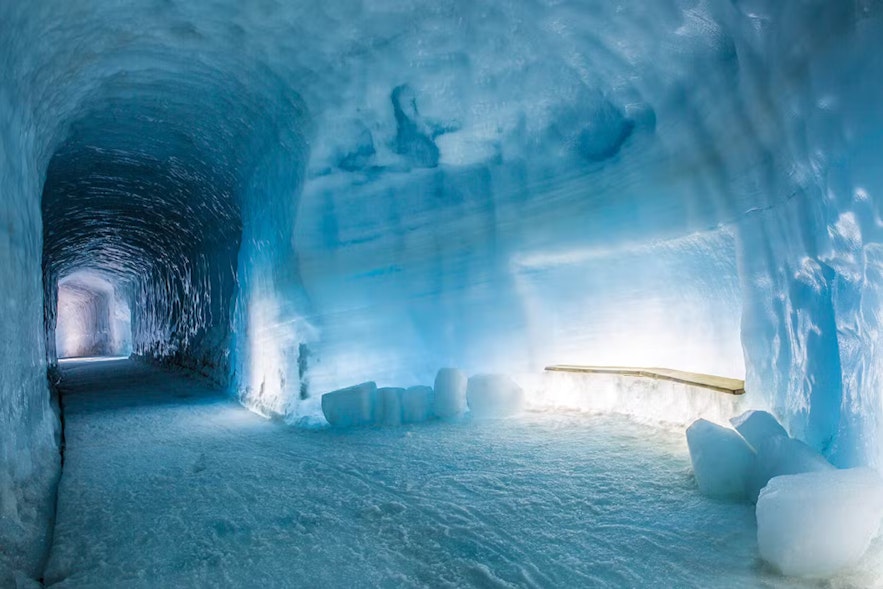 The Langjokull glacier offers many adventures