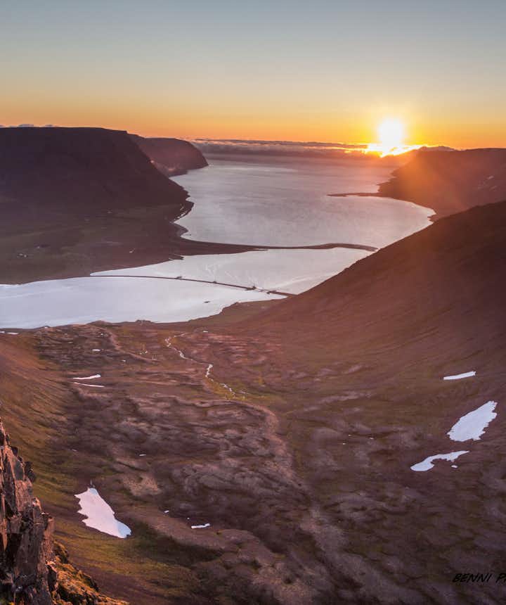The Westfjords mountains