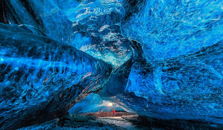 The ice caves in Vatnajökull glacier are composed of ice that is over 1000 years old.