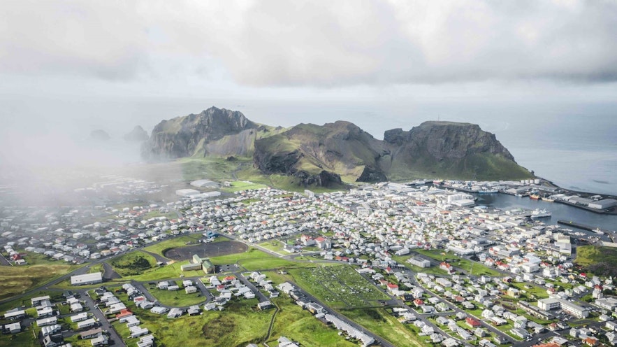 Heimaey is the only populated island in the Westman Islands.