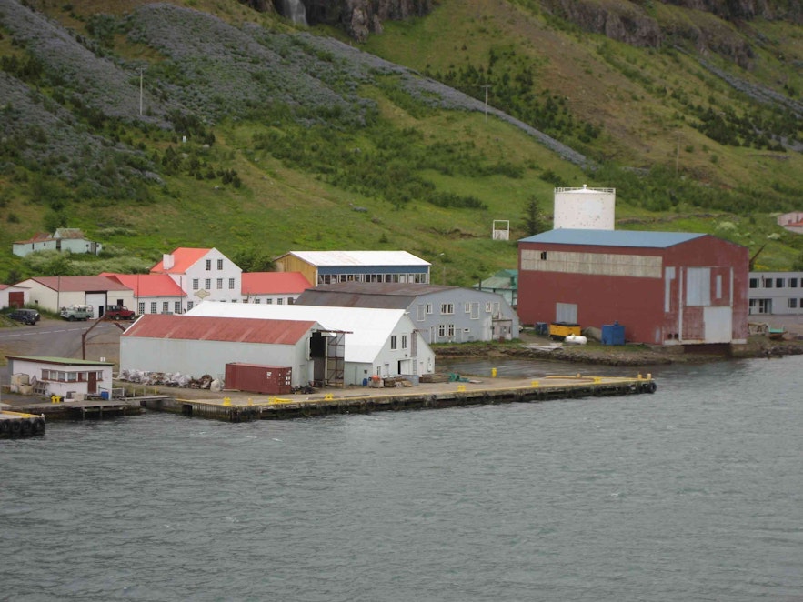 The East Iceland Technical Museum comprised of several buildings before the 2020 landslide.