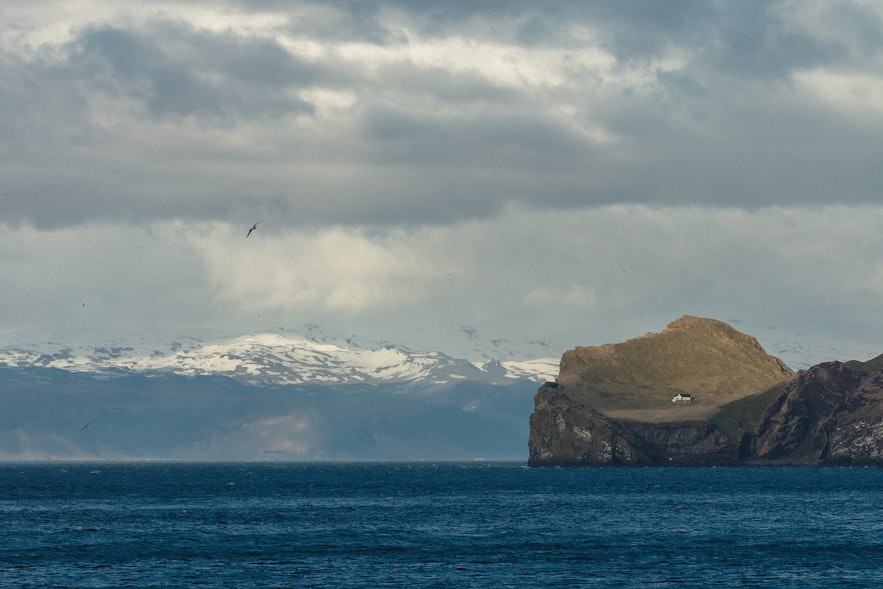 The Westman Islands can be seen from Iceland's south coast