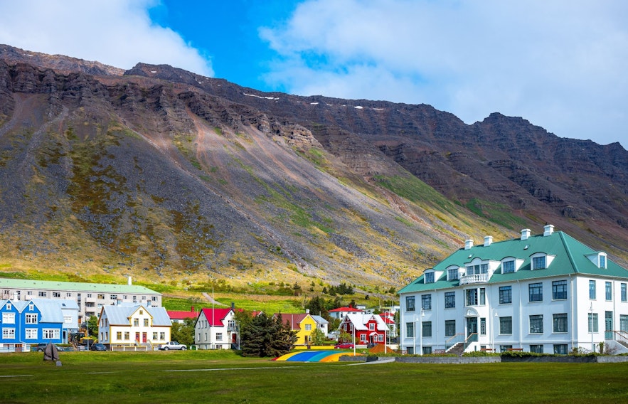 The town of Isafjordur is very charming