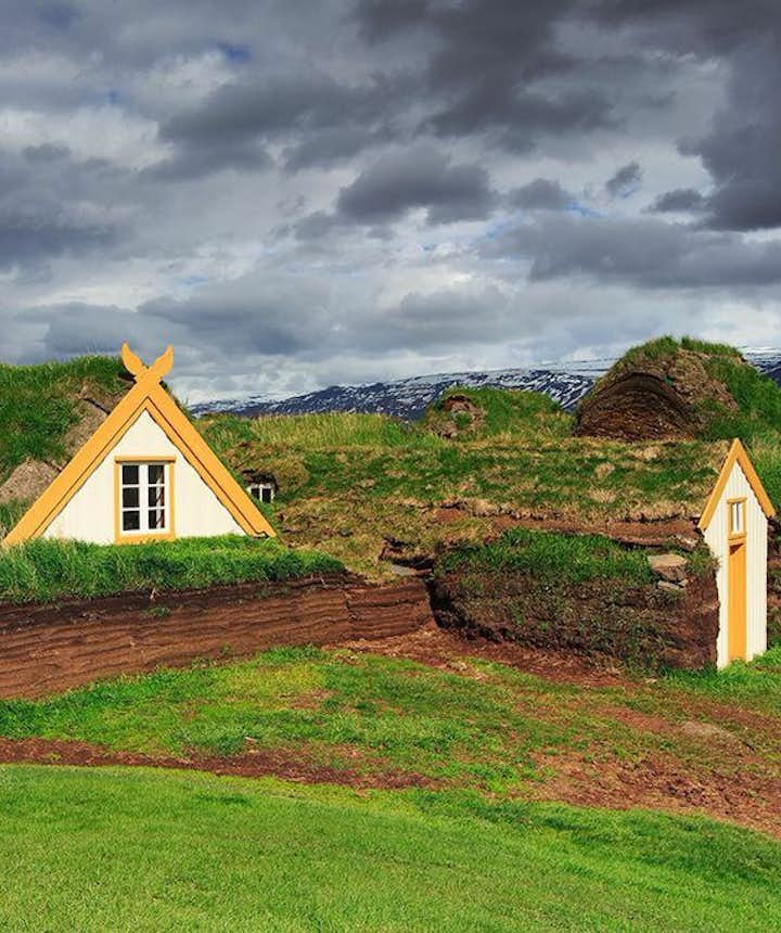 Old Icelandic turfhouse