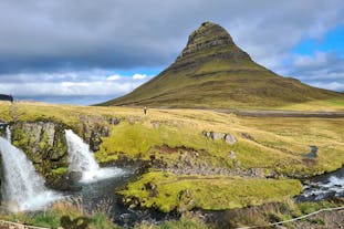 The Kirkjufell mountain on the Snaefellsnes peninsula during summer in Iceland.