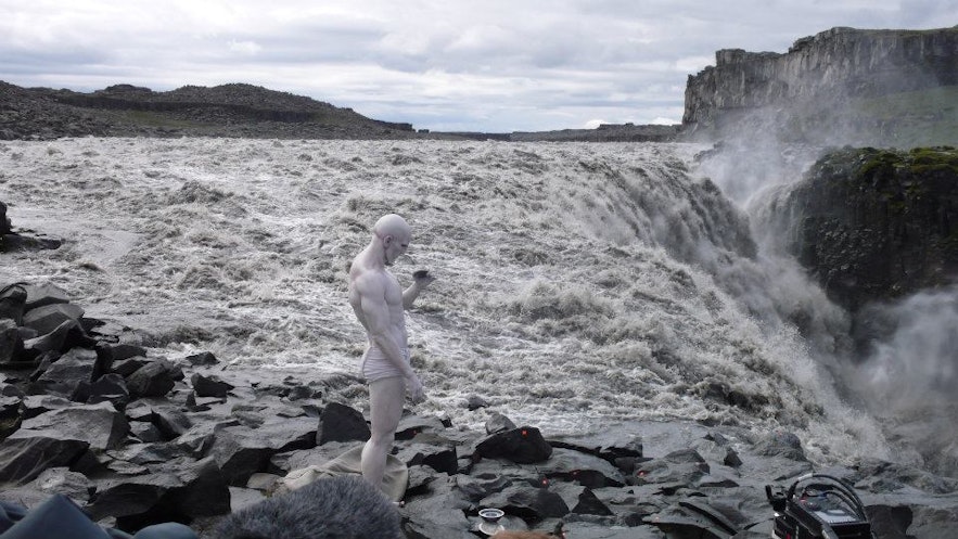 The Prometheus engineer at Dettifoss in Iceland