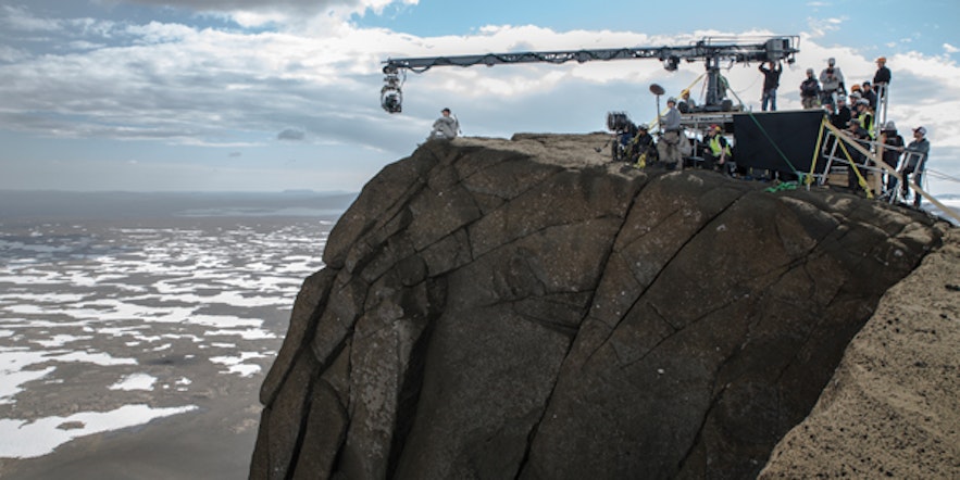 Filming Oblivion at Earl's Peak in Iceland