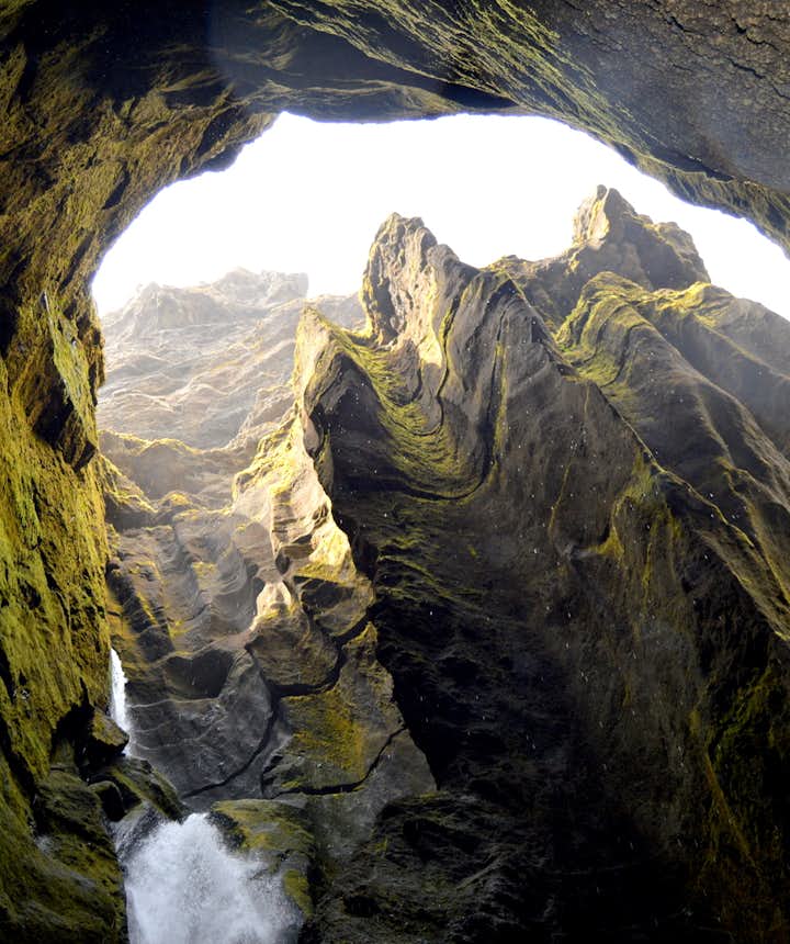 冰岛南岸Stakkholtsgjá峡谷