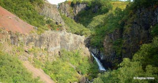 Thjofafoss Waterfall in Skaftafell