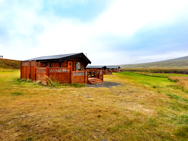 The accommodations at Sireksstadir are wooden.