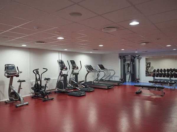 Stay on track with your fitness routine at the Hotel Vesturland gym.
