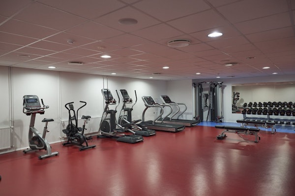 Stay on track with your fitness routine at the Hotel Vesturland gym.