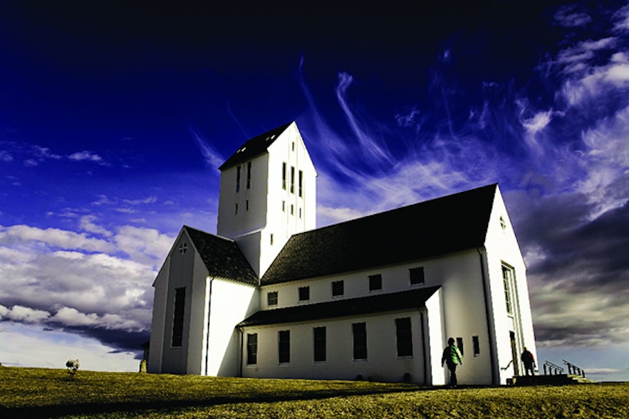 Skálholt's church in Iceland